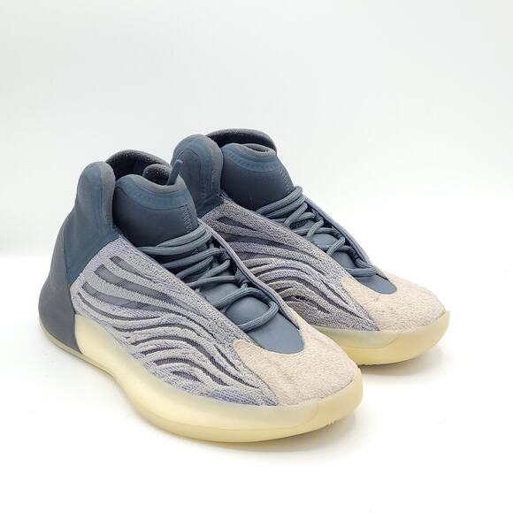 Adidas Yeezy QNTM Mono Carbon Blue Sneakers GX6594 Mens Size 6
